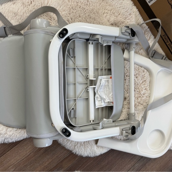 Gray Baby Booster Seat with Tray - Picture 7 of 13